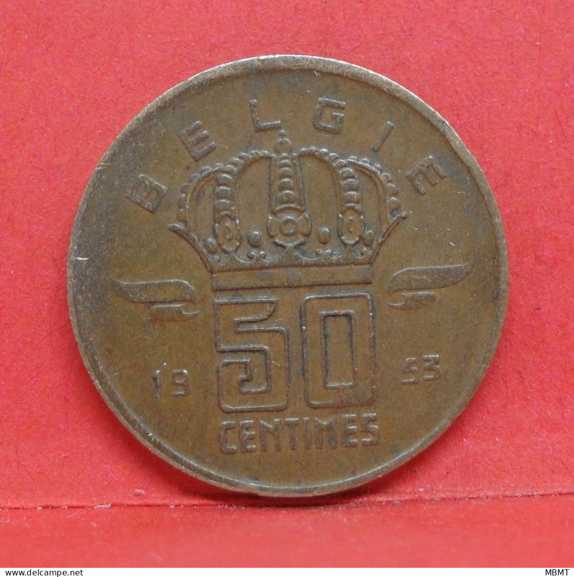 50 Centimes 1953 - TTB - Pièce Monnaie Belgie - Article N°1875 - 50 Centimes