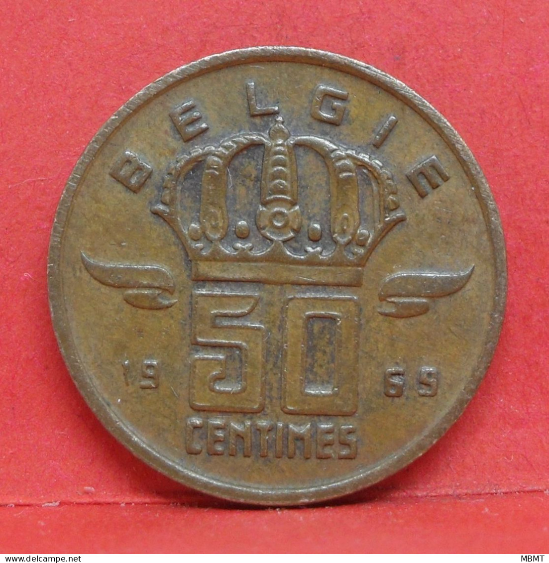 50 Centimes 1969 - TTB - Pièce Monnaie Belgie - Article N°1888 - 50 Centimes