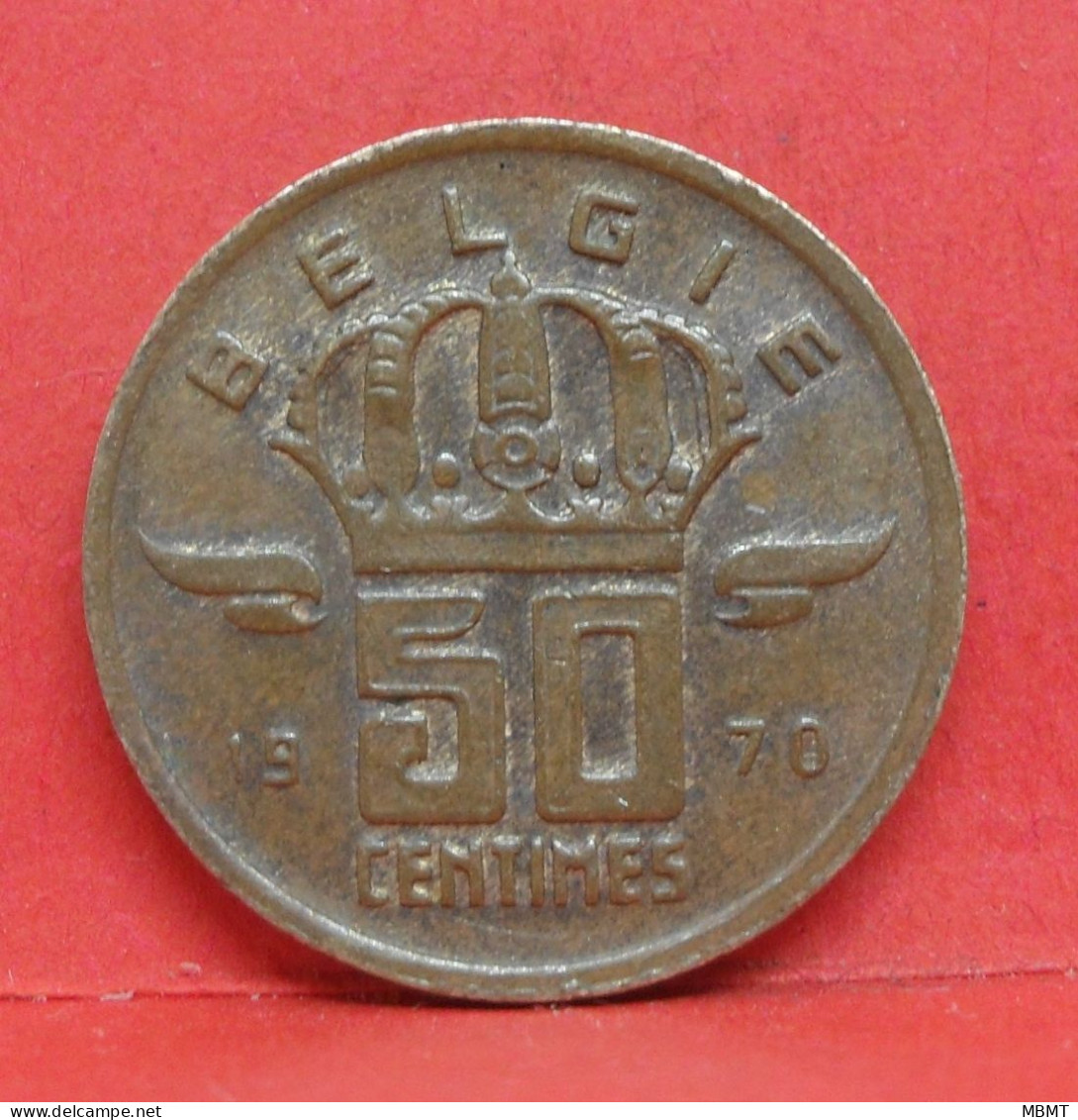 50 Centimes 1970 - TTB - Pièce Monnaie Belgie - Article N°1889 - 50 Centimes