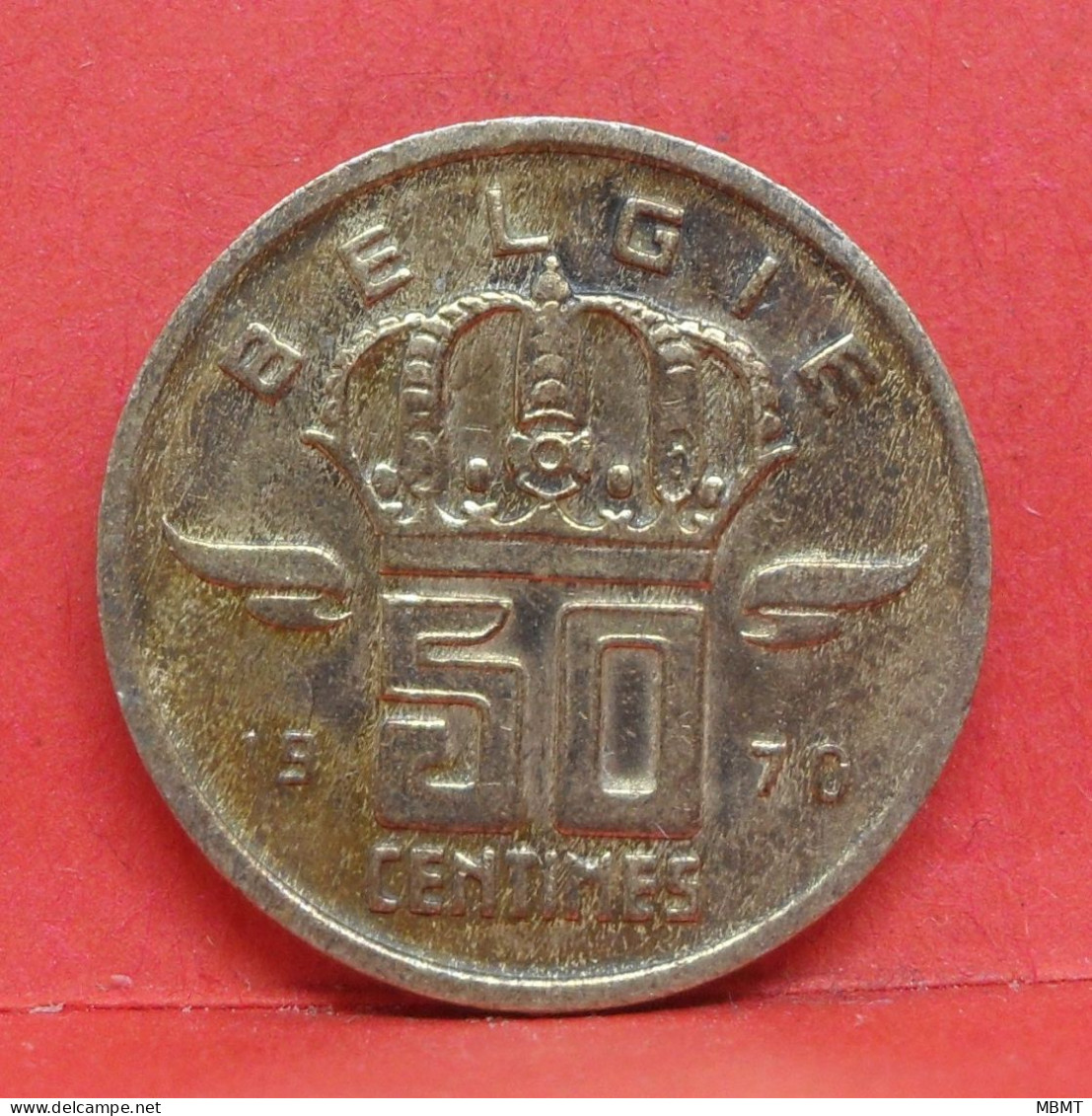 50 Centimes 1970 - SUP - Pièce Monnaie Belgie - Article N°1890 - 50 Centimes