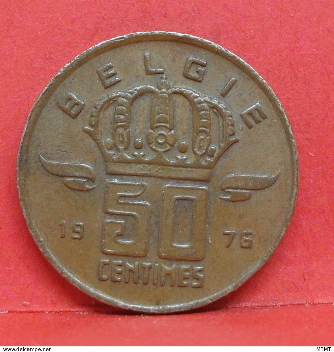 50 Centimes 1976 - TTB - Pièce Monnaie Belgie - Article N°1894 - 50 Centimes