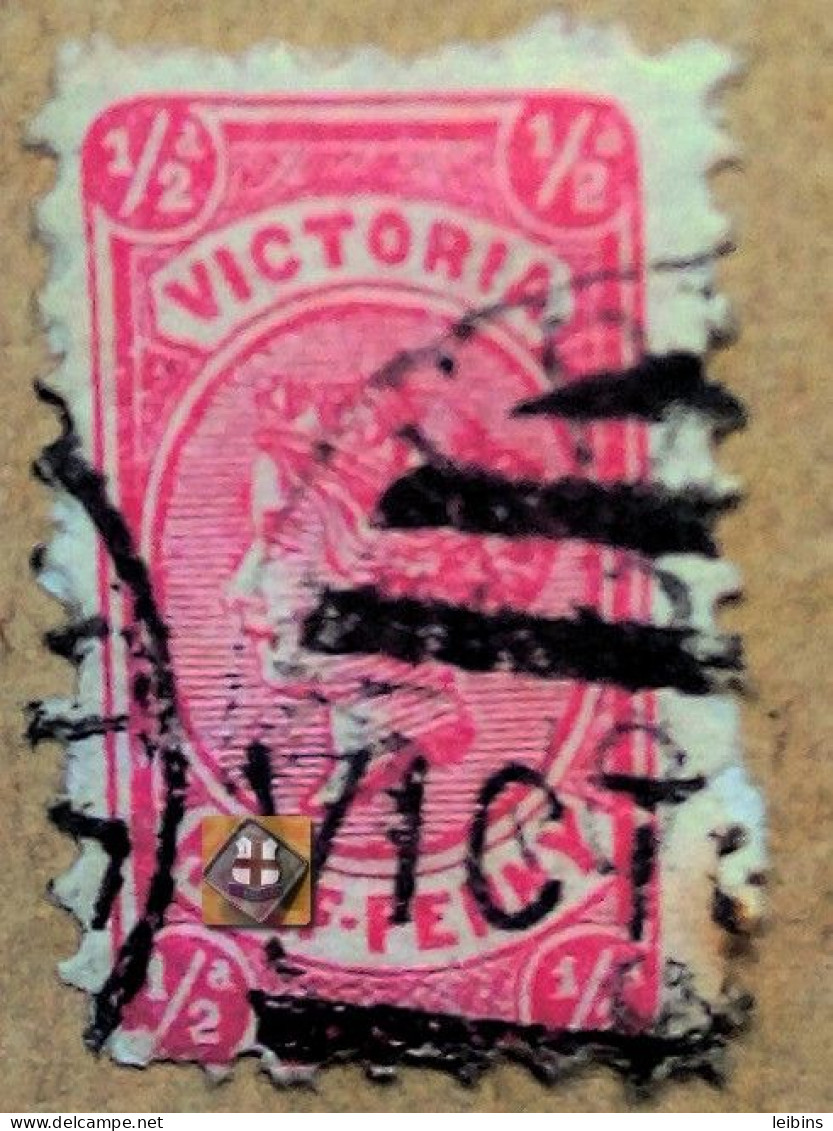 1873 Australien-Victoria Mi.71 B, 0.50p /o - Oblitérés