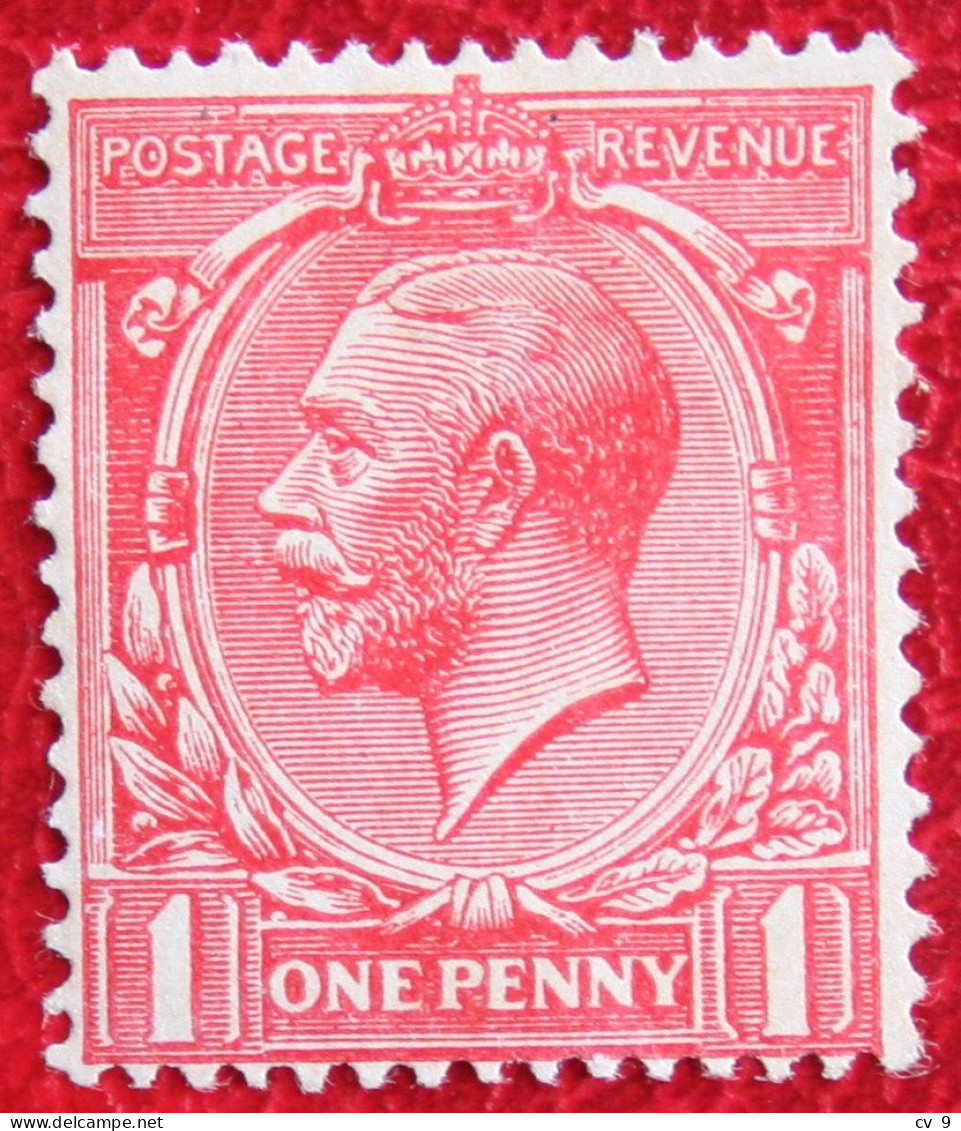 1 D One Penny King GEORGE V (Mi 155 Yv 160) 1924 Ongebruikt MH ENGLAND GRANDE-BRETAGNE GB GREAT BRITAIN - Unused Stamps