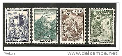 Gri Mi.Nr.588-91/ GRIECHENLAND -  Bürgerkrieg 1952 ** - Nuevos