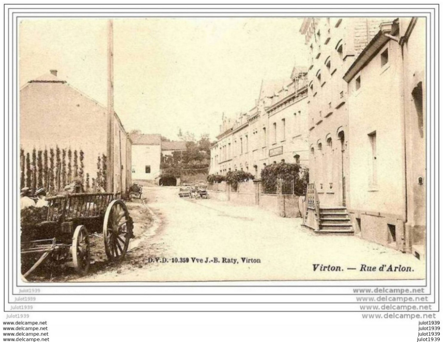 VIRTON ..-- Rue D' ARLON .  DVD 10359 . SUPERBE . - Virton