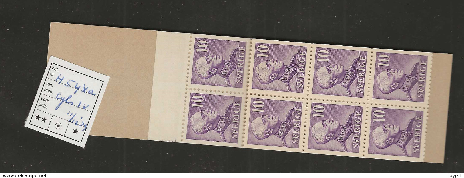 1940 MNH Sweden Booklet Facit H54xa Cyls 1v Postfris** - 1904-50