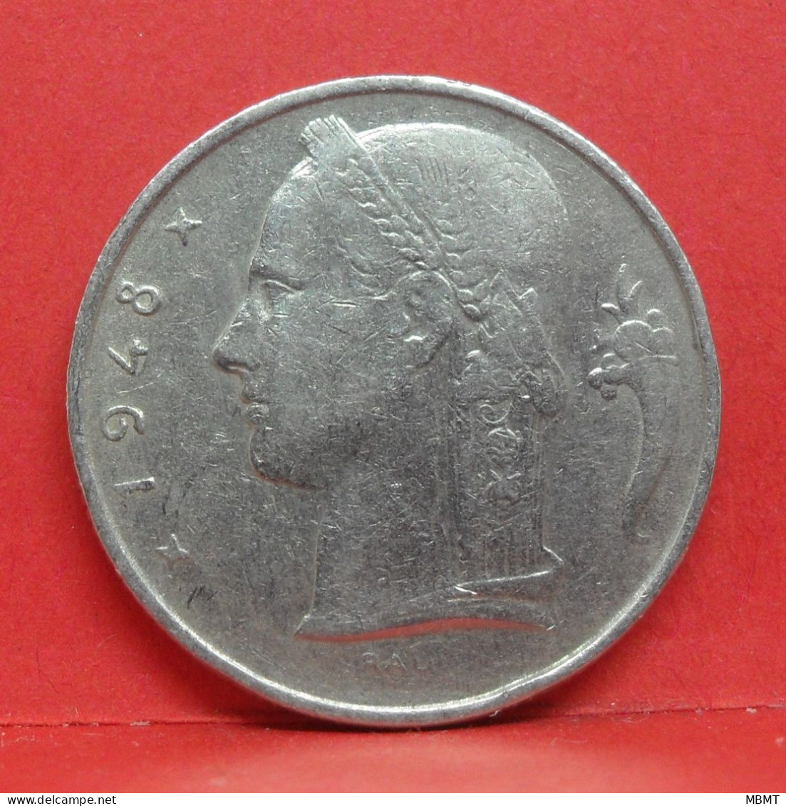 5 Frank 1948 - TTB - Pièce Monnaie Belgie - Article N°1976 - 5 Franc