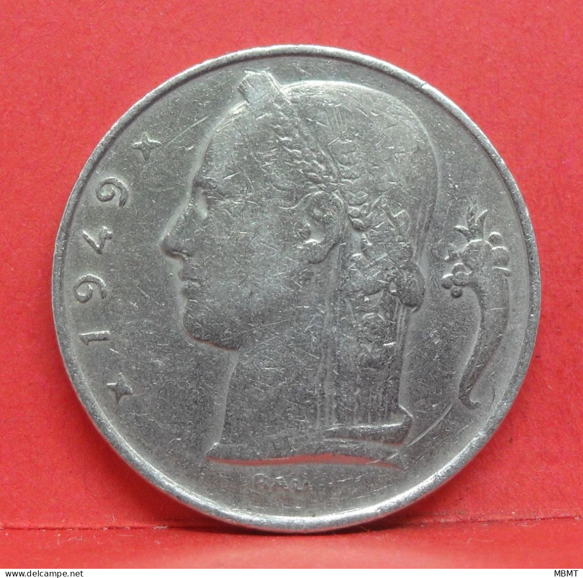 5 Frank 1949 - TB - Pièce Monnaie Belgie - Article N°1977 - 5 Franc