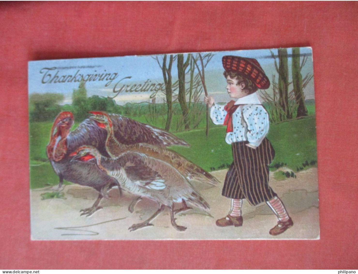 Embossed  Thanksgiving    Ref 6131 - Thanksgiving