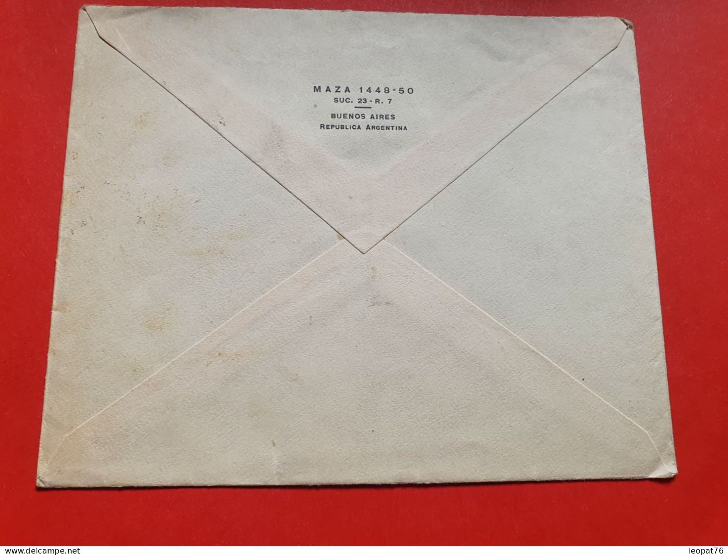 Argentine - Enveloppe De Buenos Aires Pour La France En 1947 - Réf 1724 - Brieven En Documenten