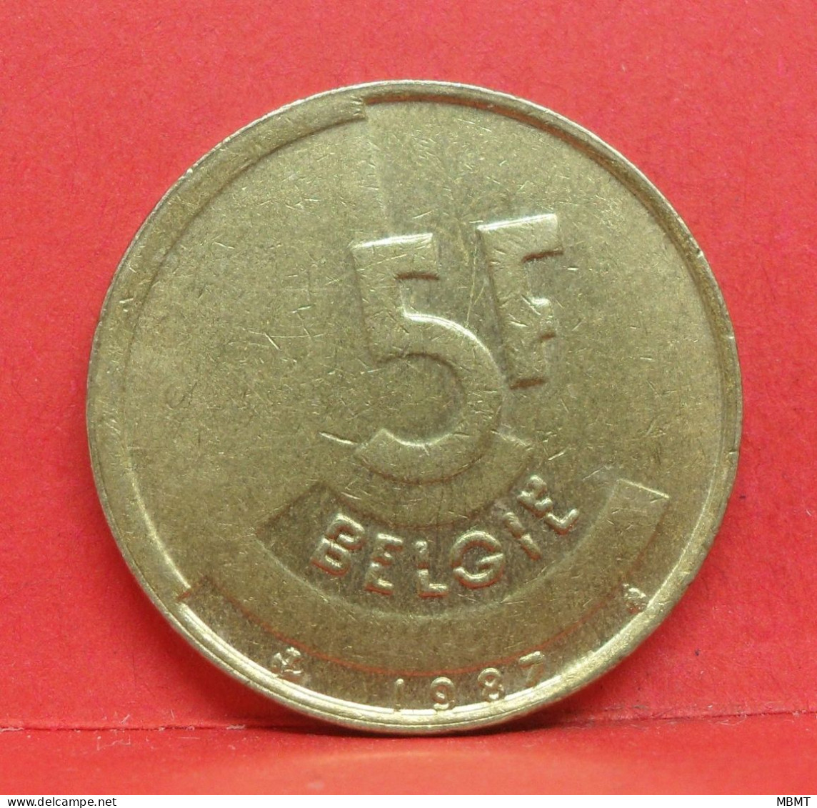 5 Frank 1987 - TTB - Pièce Monnaie Belgie - Article N°2002 - 5 Frank