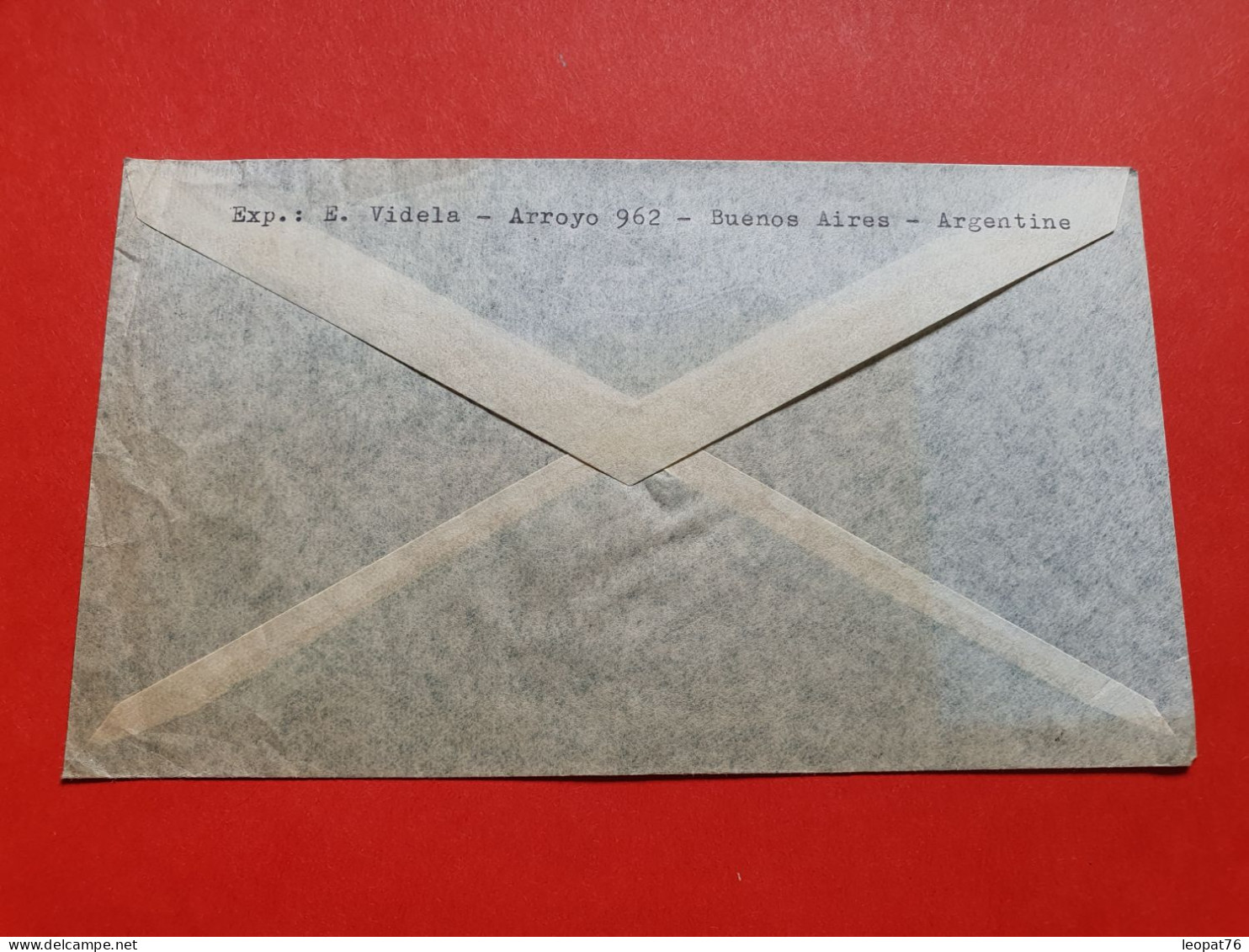 Argentine - Enveloppe  De Buenos Aires Pour Paris En 1949 - Réf 1726 - Covers & Documents
