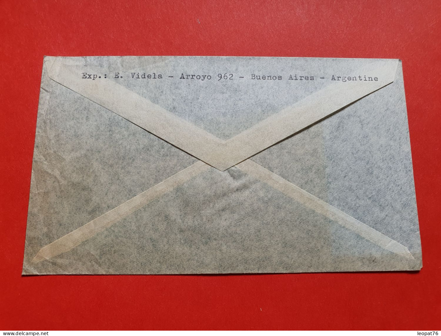 Argentine - Enveloppe  De Buenos Aires Pour Paris En 1949 - Réf 1726 - Briefe U. Dokumente