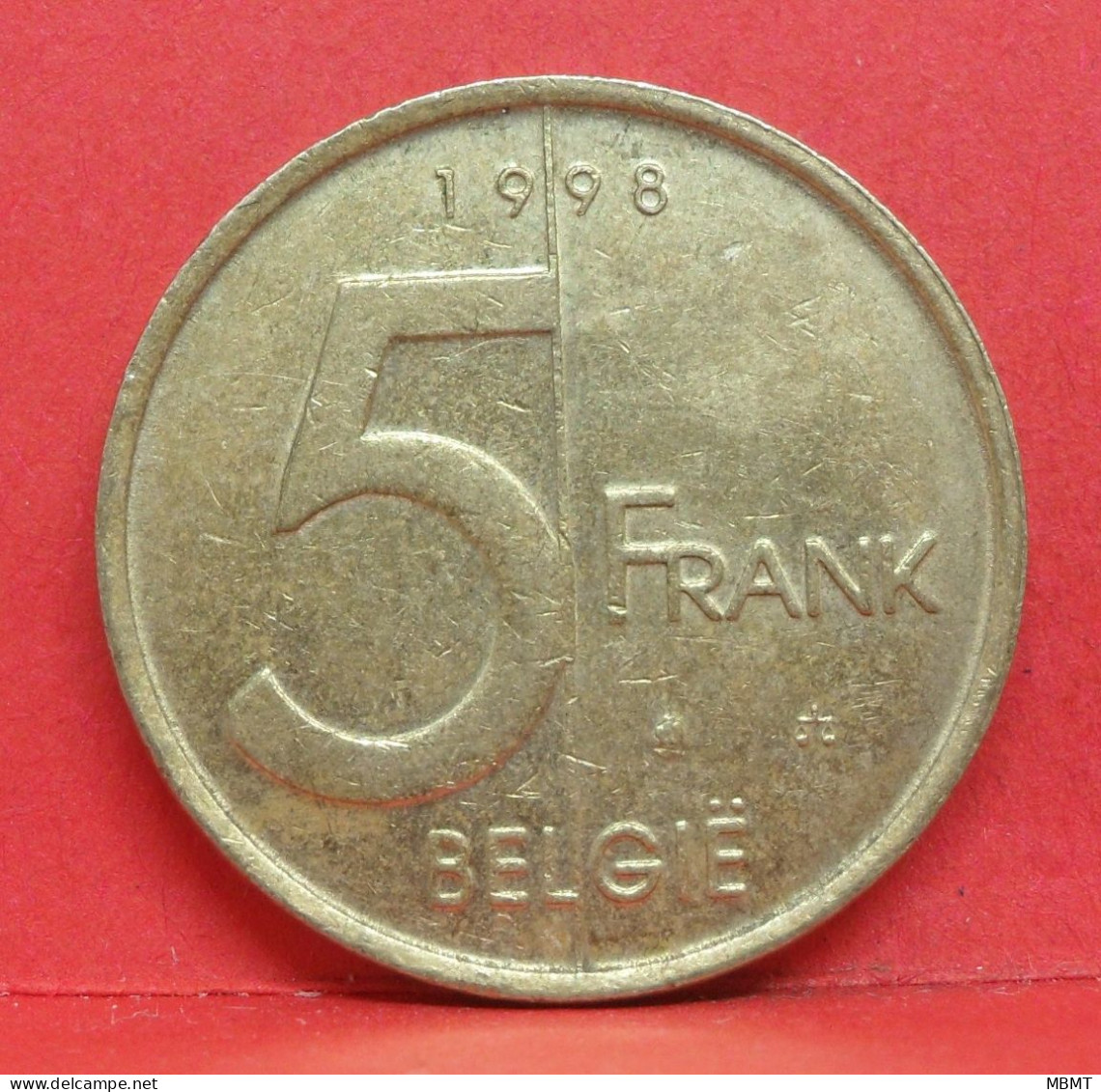 5 Frank 1998 - TTB - Pièce Monnaie Belgie - Article N°2009 - 5 Francs