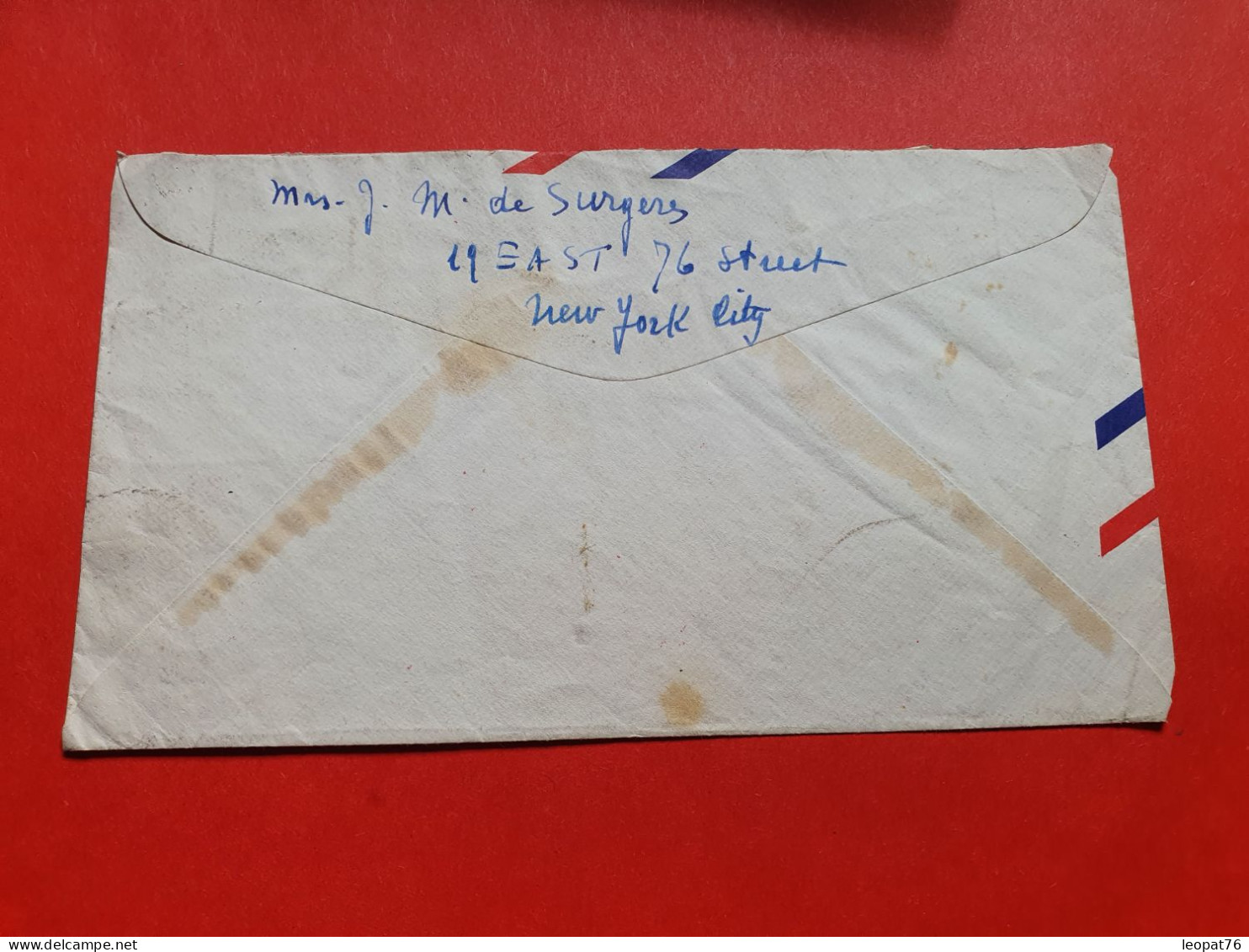 Etats Unis - Enveloppe De New York Pour La France En 1945 - Réf 1728 - Lettres & Documents