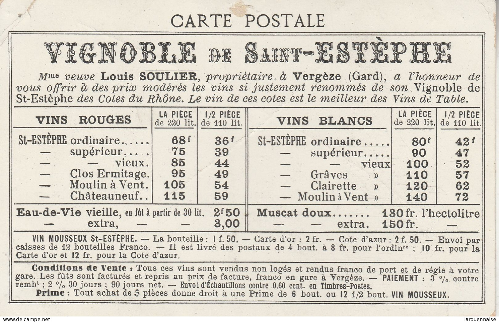 30 - VERGEZE - Vignoble De Saint Esthèphe - Vergèze