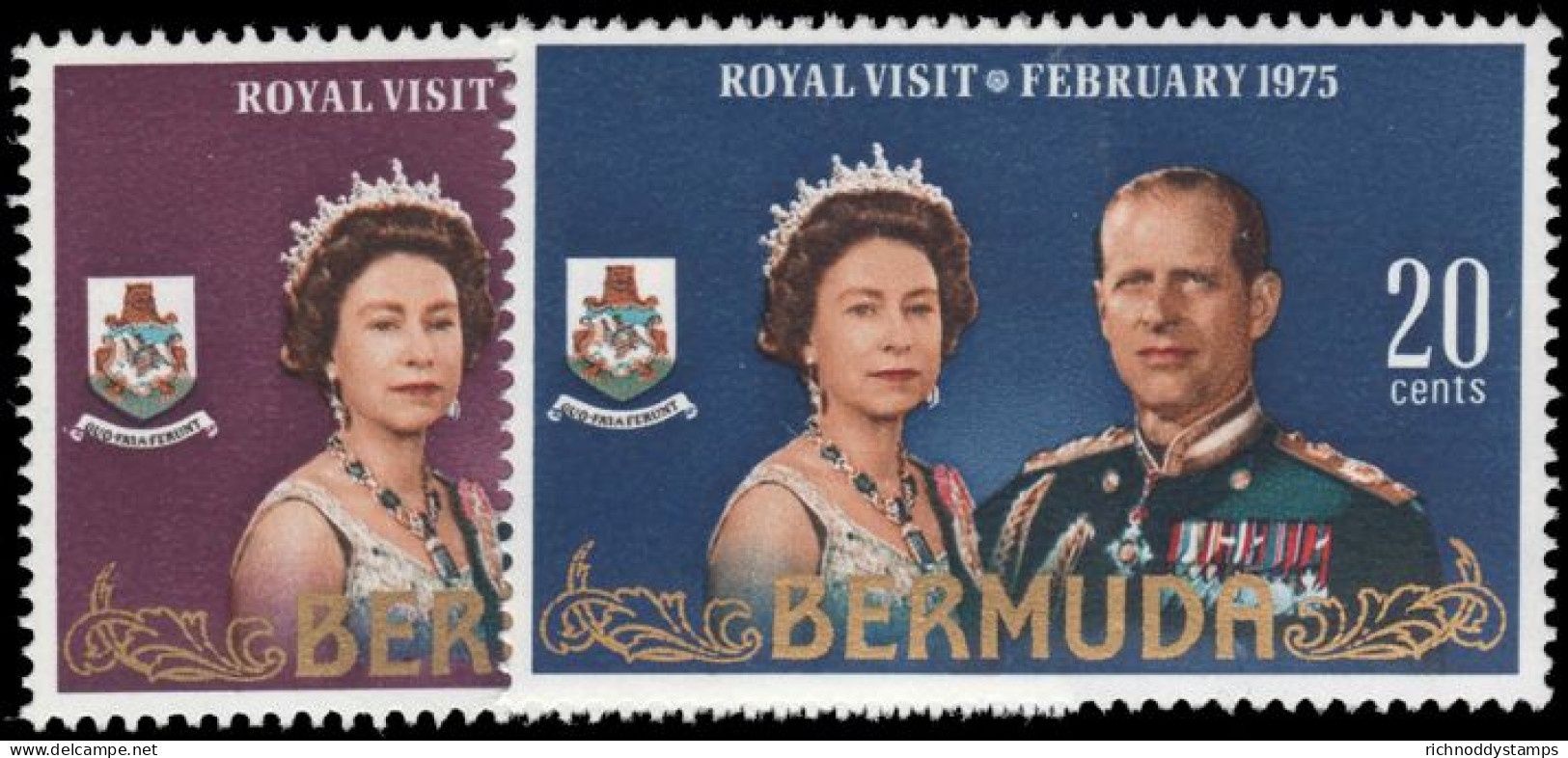 Bermuda 1975 Royal Visit Unmounted Mint. - Bermuda