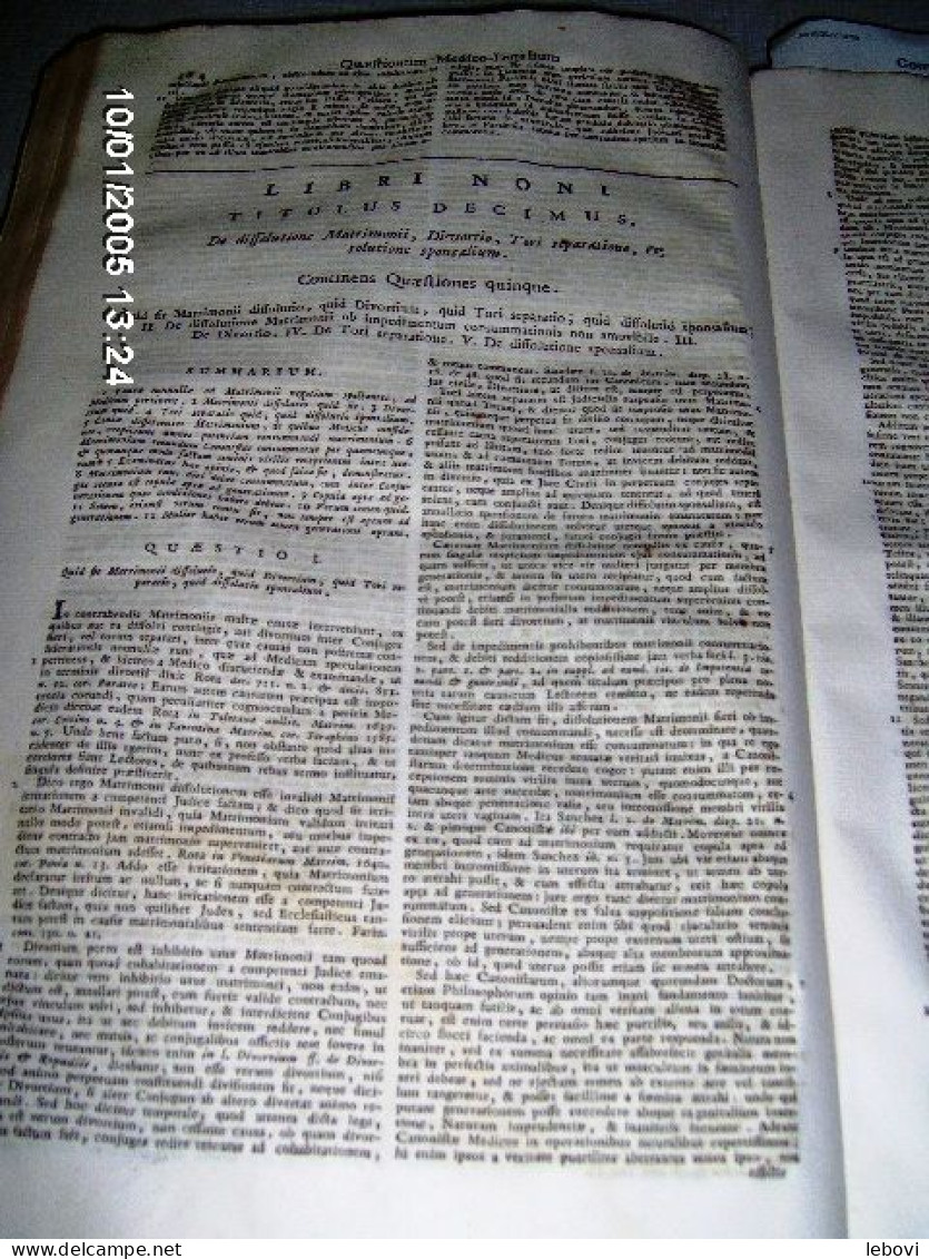 ANCIEN TRAITE DE MEDECINE (1789)