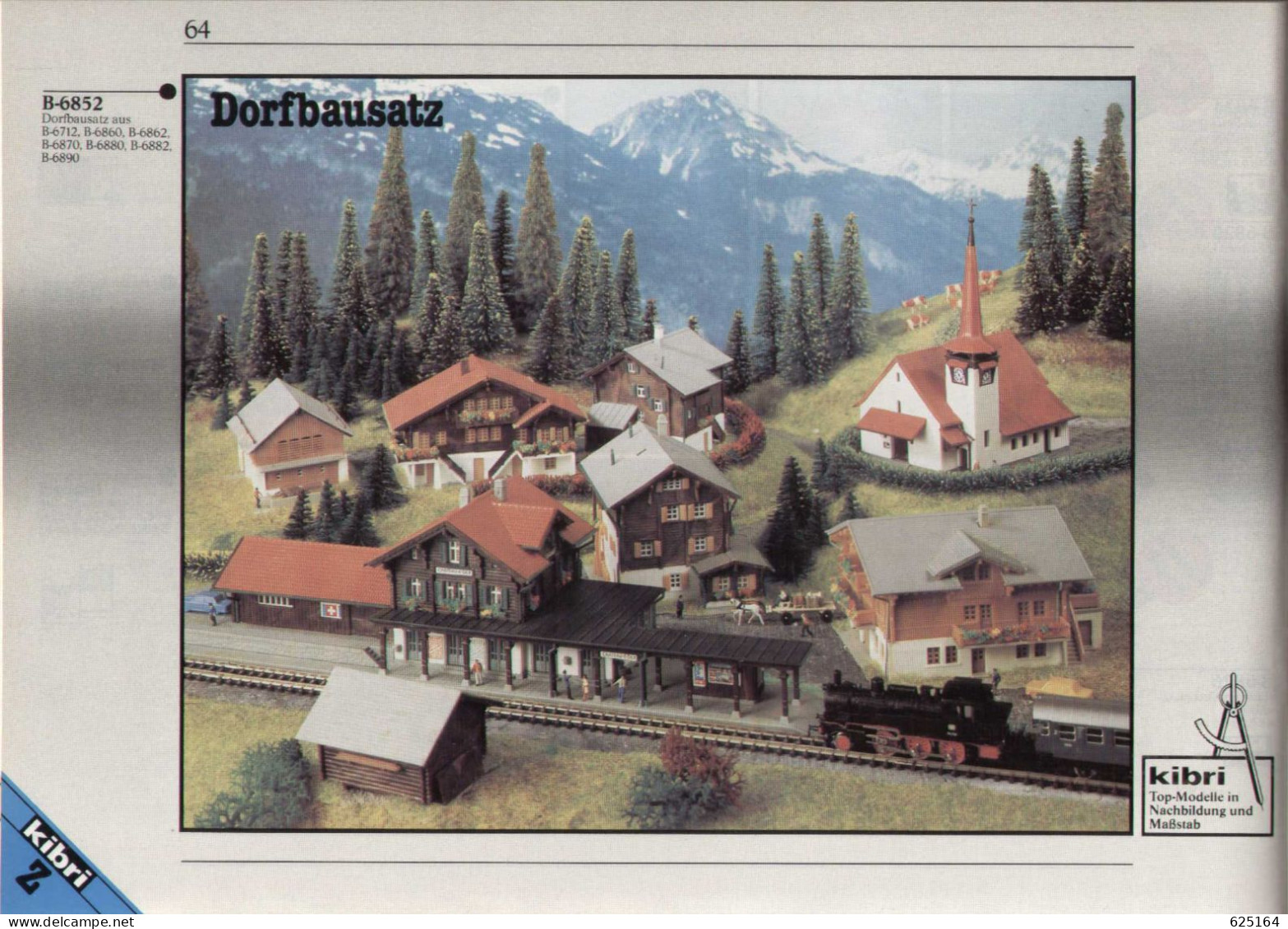 Catalogue KIBRI 1982/83 Modellbahn-Zubehör Spur HO N Z - Deutsch