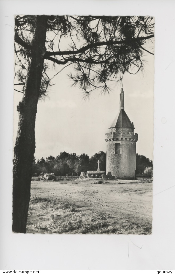 Allaire, Le Monument De Brancheleux (calvaire) Cp Vierge L. Nedelec Photographe (moulin) - Allaire