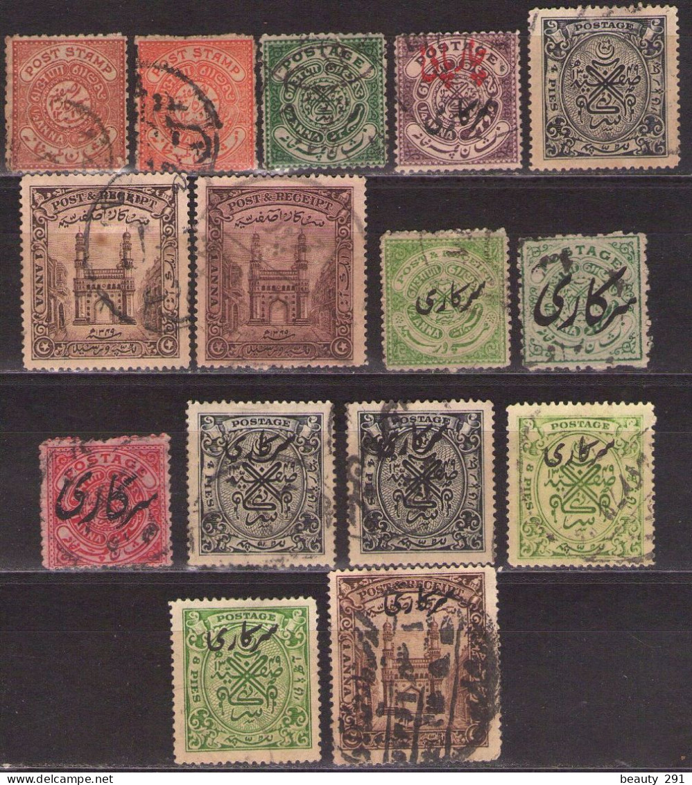HYDERABAD INDIA LOT + SERVICE USED - Sonstige & Ohne Zuordnung