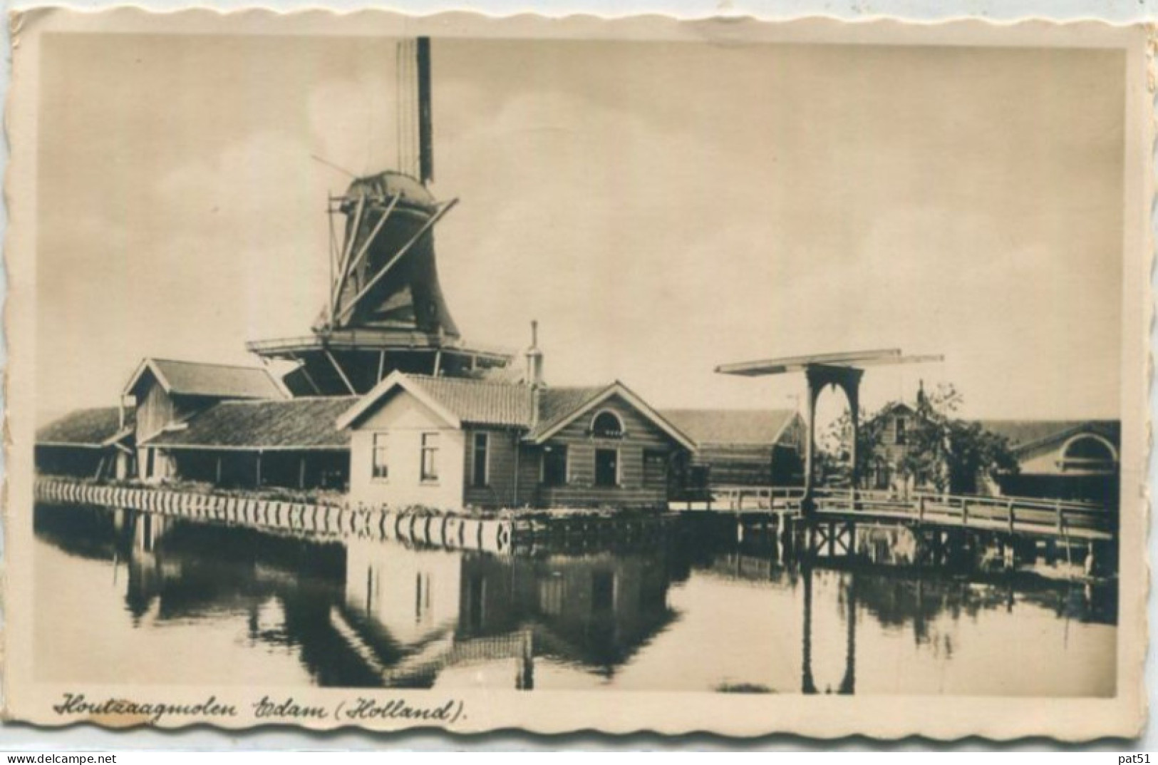 PAYS BAS / NEDERLANDS - Edam  : Molen / Moulin ( Commentaire Intéressant ) - Edam