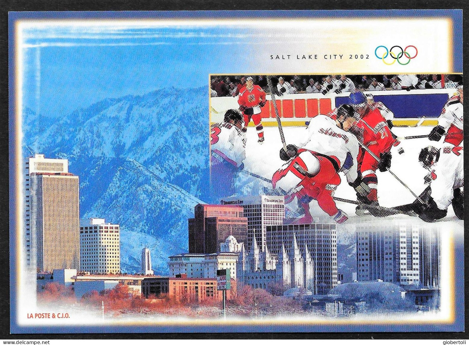 Svizzera/Switzerland/Suisse: FDC, Intero, Stationery, Entier, Hockey Su Ghiaccio, Ice Hockey, Hockey Sur Glace - Inverno2002: Salt Lake City - Paralympic