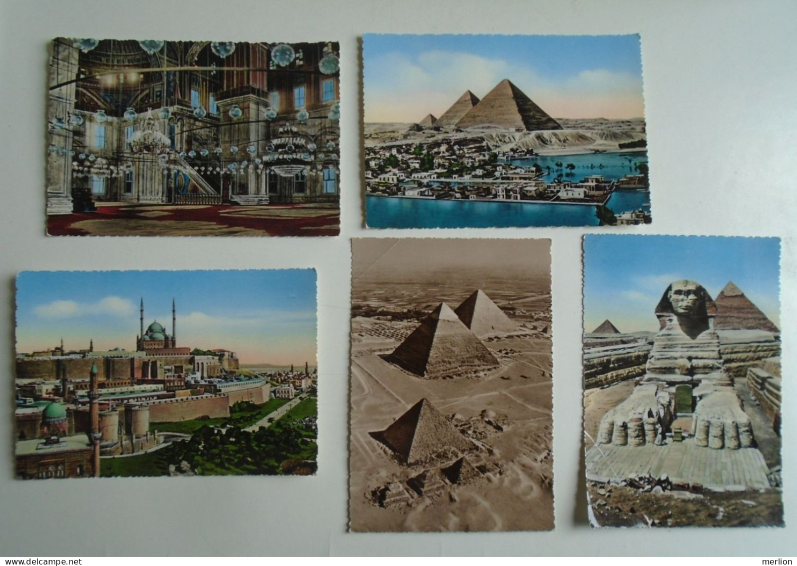 D196610  - Egypt  Lot Of 5 Postcard From The Late 1950's  - Unused - Collections & Lots