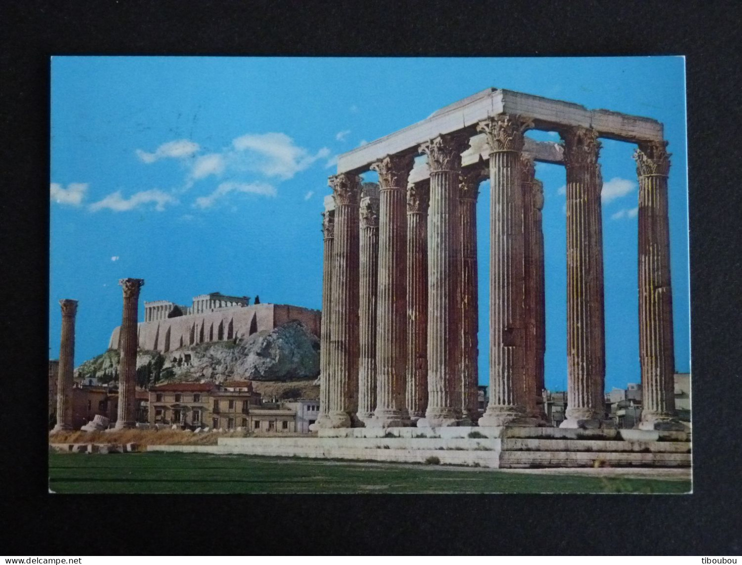 GRECE GREECE HELLAS GRIECHENLAND AVEC YT 1561 CATACOMBES DE MILO - ATHENES LE TEMPLE ZEUS OLYMPIEN - Storia Postale