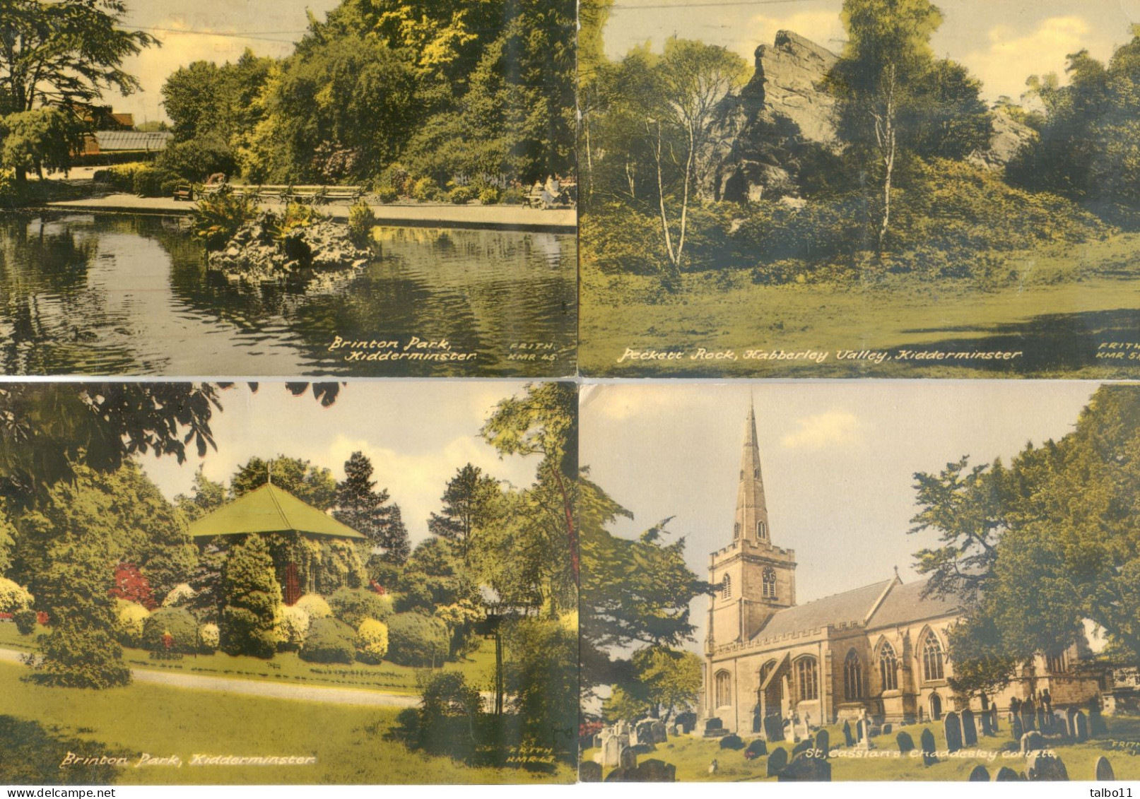 Lot De 7 Cartes - Kidderminster- Harvington - Habberley Valley - - Andere & Zonder Classificatie