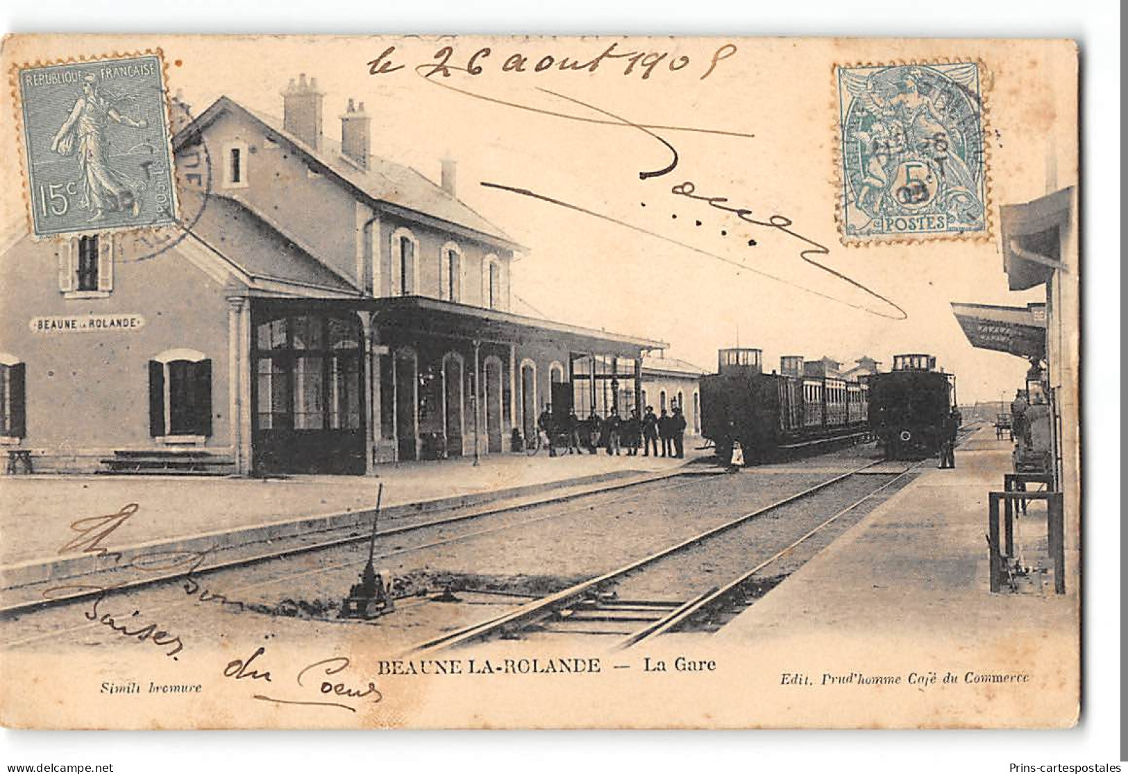 CPA 45 Beaune La Rolande La Gare Et Le Train - Beaune-la-Rolande