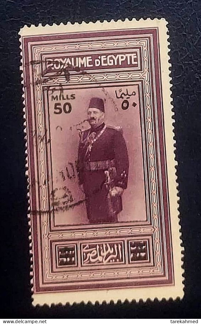 Egypt (1932), King Fuad, Surcharged Overprint, Sc # 166, Used. - Oblitérés