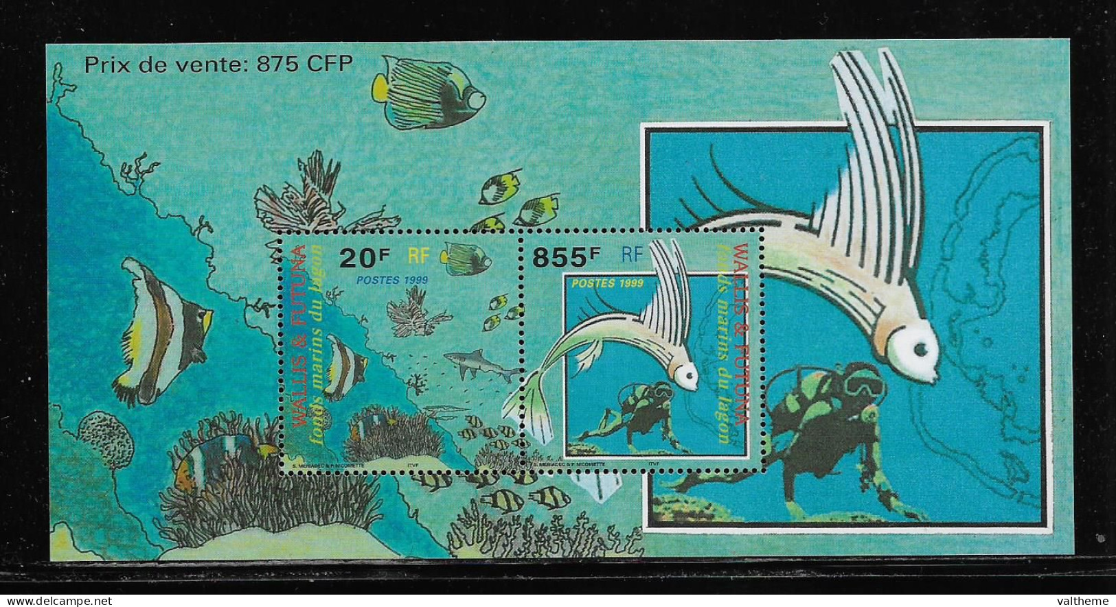 WALLIS ET FUTUNA  ( OCWAF - 580 )  1999   N° YVERT ET TELLIER  N° 8    N** - Blocks & Kleinbögen