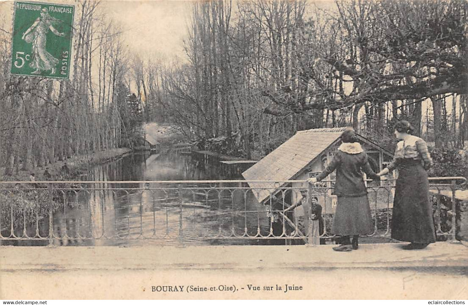 Bouray          91           Vue Sur La Juine  -  Lavoir -  1 -      (voir Scan) - Autres & Non Classés