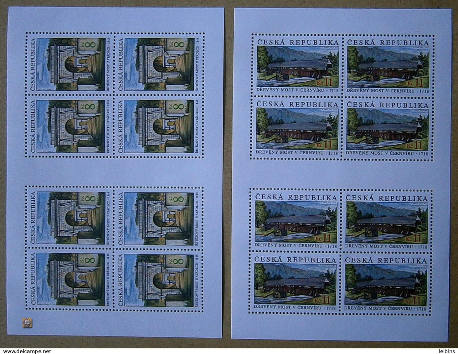 1999 Czech Republic Mi.218-219 (Klb.), Series /** - Neufs