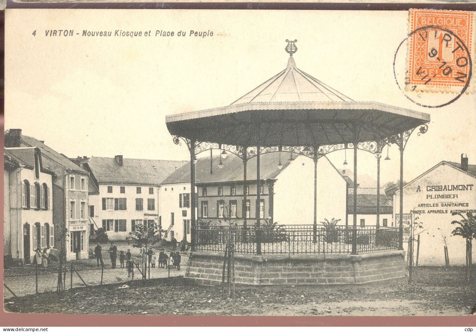 Cpa Virton  1919  Kiosque - Virton