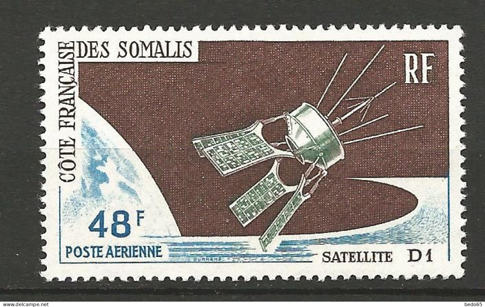 COTE DES SOMALIS PA N° 48 NEUF*  TRACE DE CHARNIERE   / Hinge  / MH - Other & Unclassified