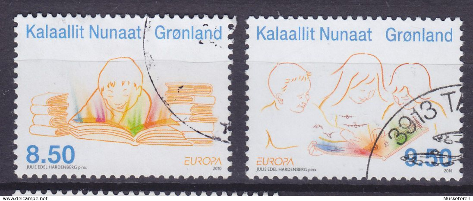 Greenland 2010 Mi. 554-55, Europa CEPT Kinderbücher Complete Set - Gebruikt