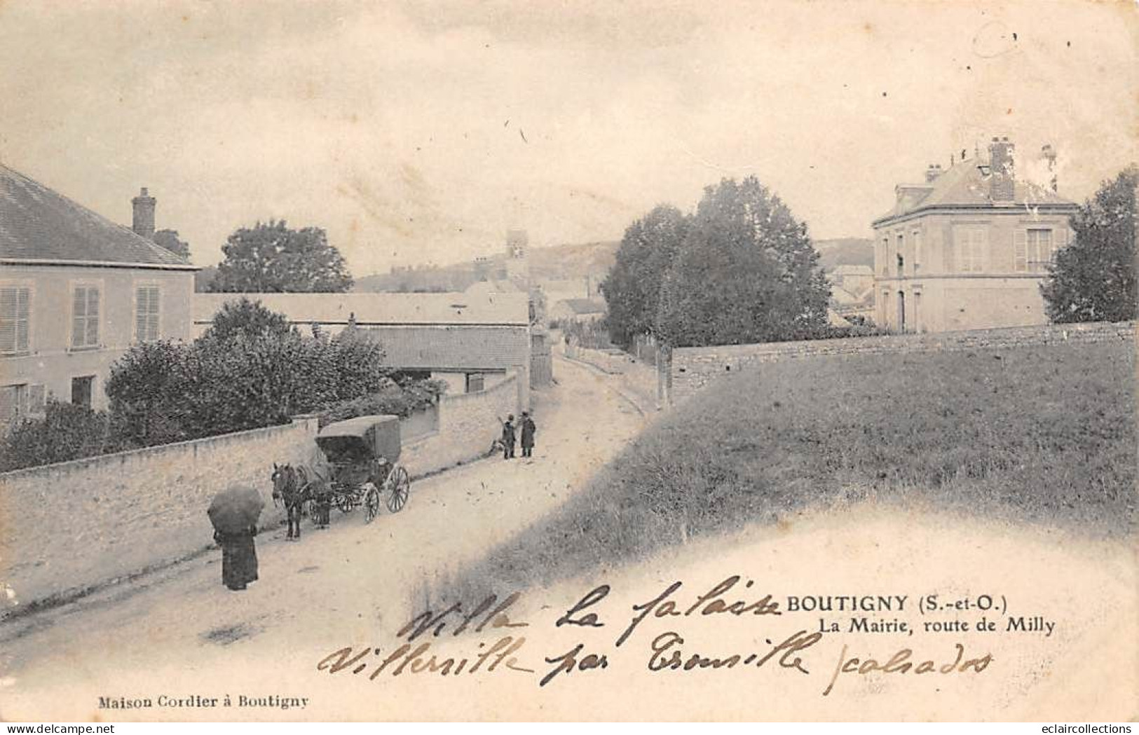 Boutigny          91           La Mairie  Route De Milly                (voir Scan) - Autres & Non Classés