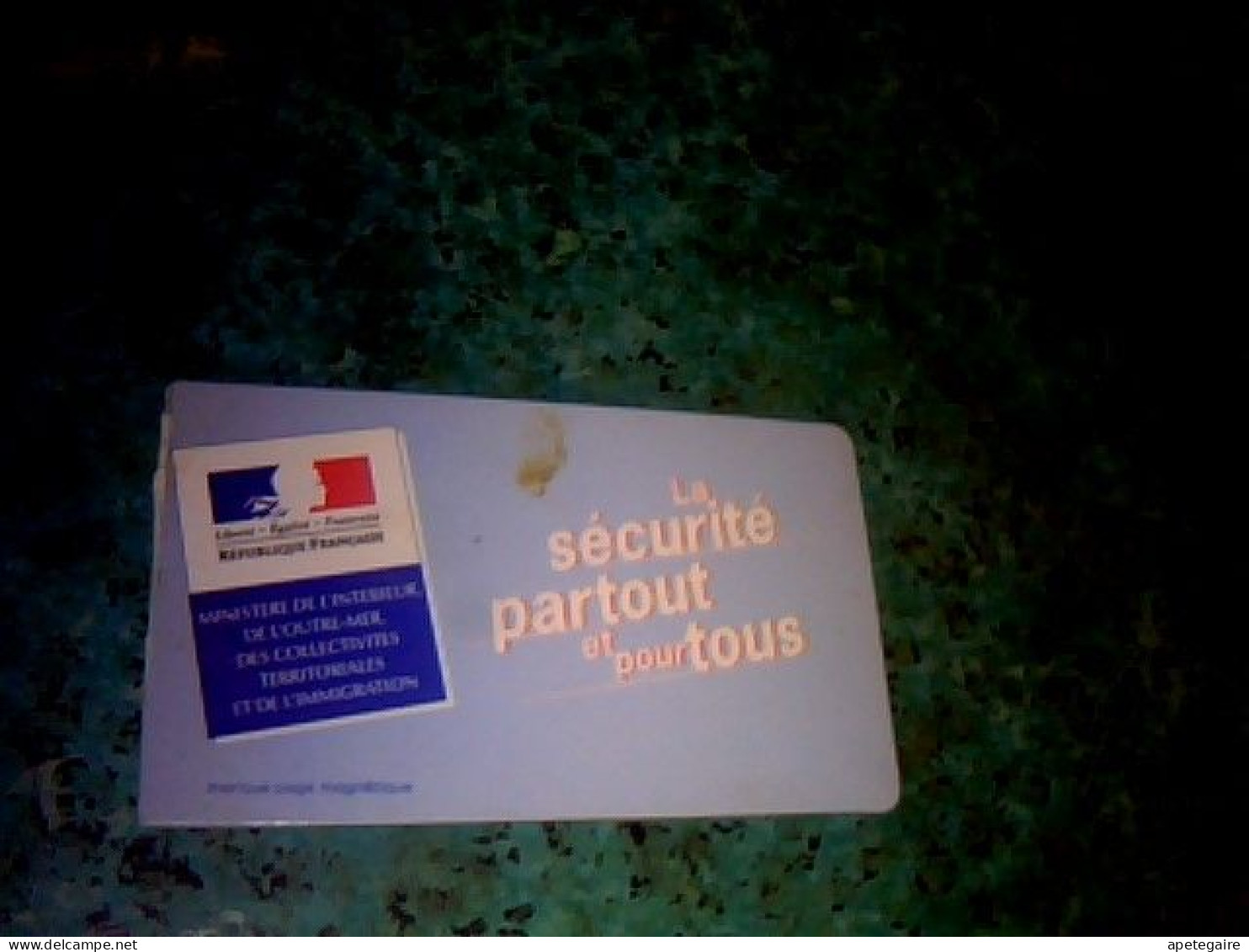 Magnet Du Ministère De L'intérieur La Sécurité Pour Tous - Reclame