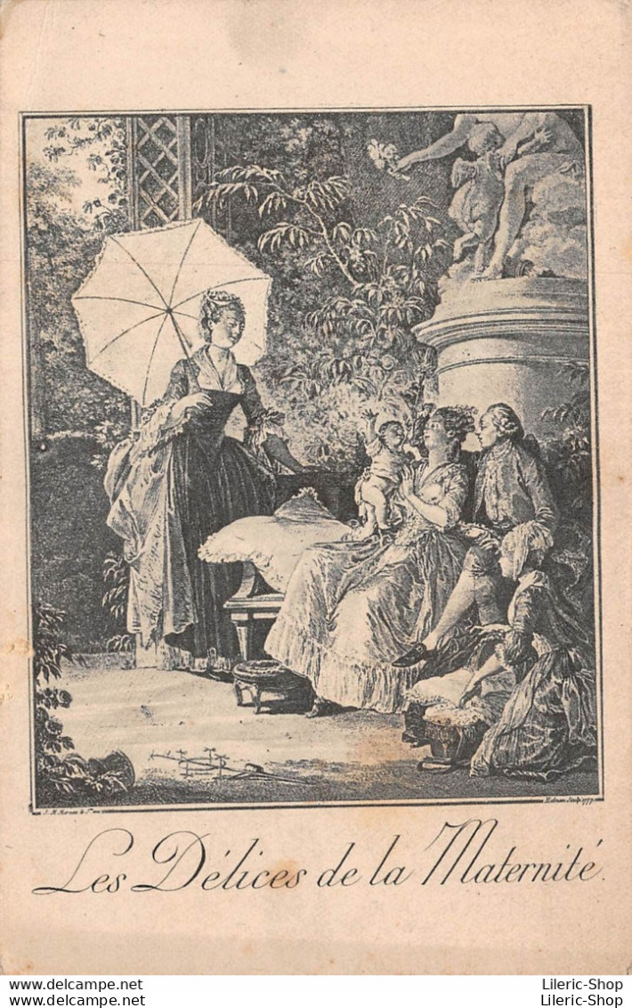 Publicité Fulgor Reproduction De La Gravure De Helman, D'après Moreau "Les Délices De La Maternité - Werbepostkarten