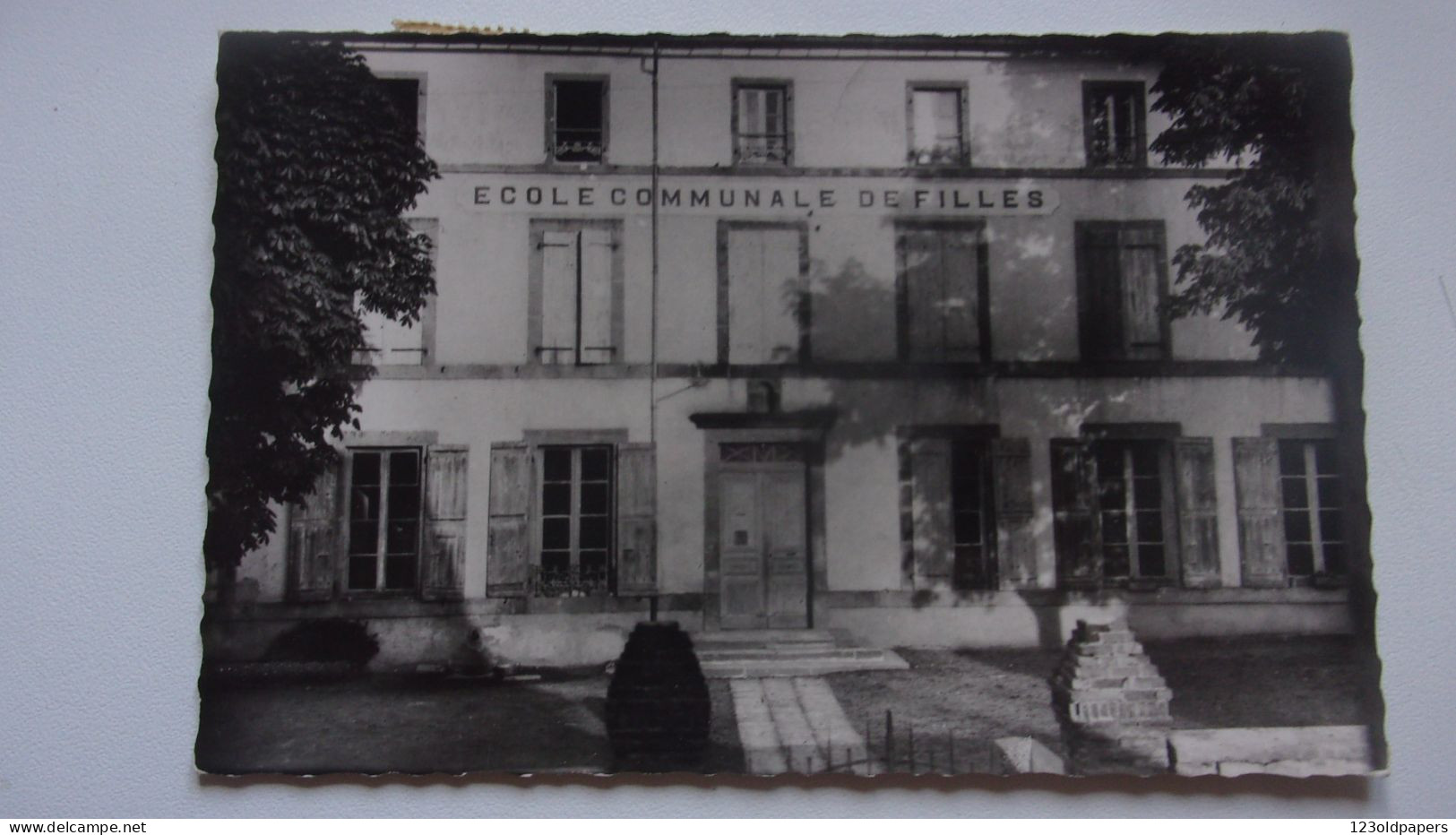 63  BOURG LASTIC ECOLE DE FILLES PENSIONNAT 1954 - Other & Unclassified