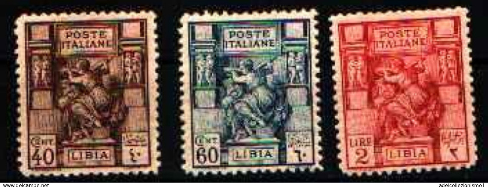 48593) LIBIASibilla Libica, Dentellati 11 - 1926-   3 MLH*- - Libya