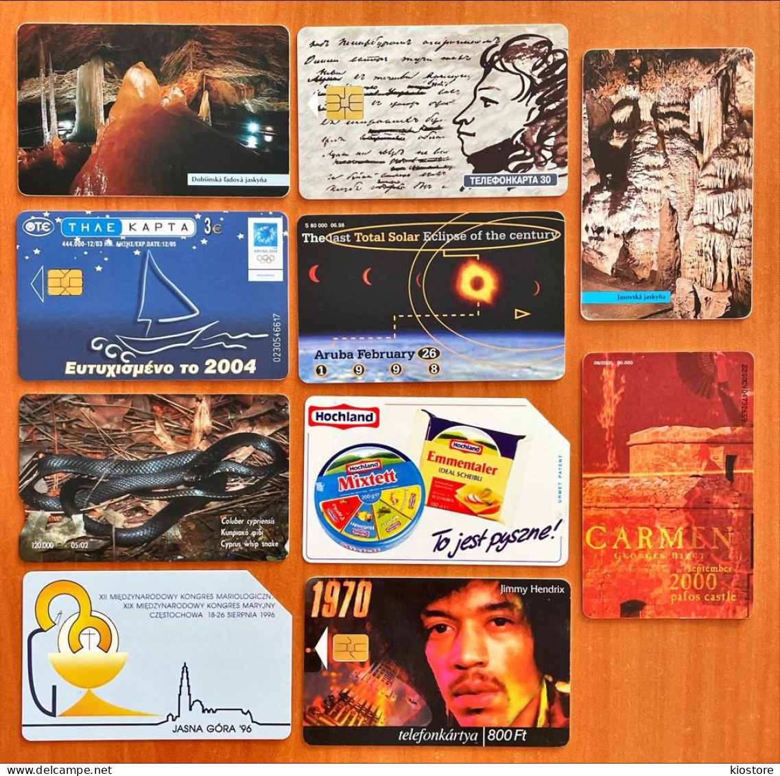 10 Different Phonecards For Collection - Telecom Operators