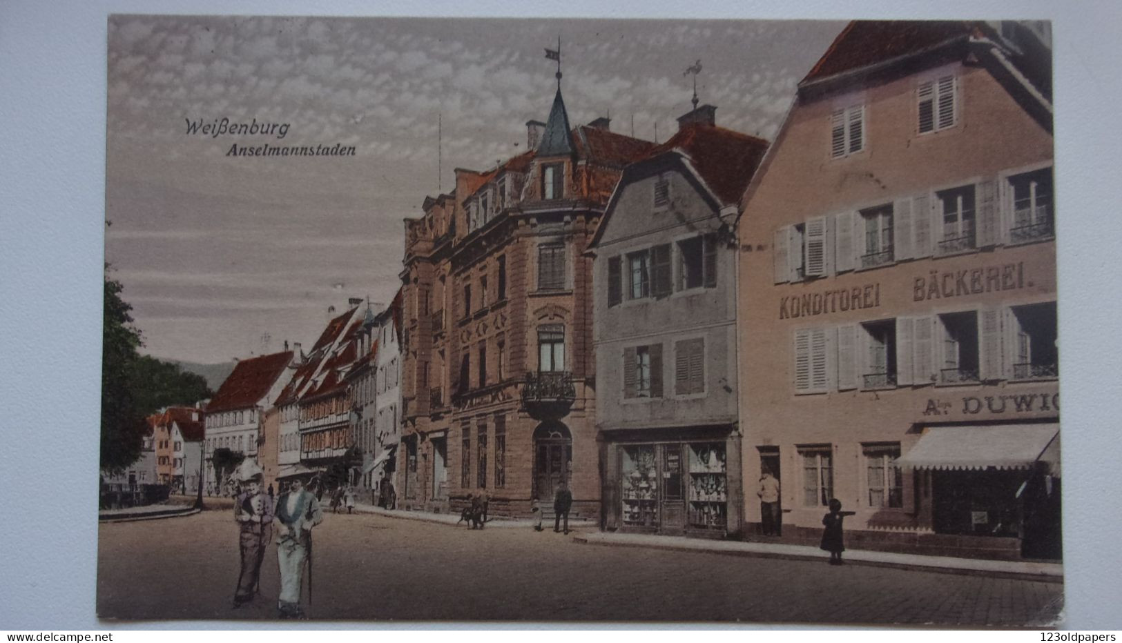 67 WISSEMBOURG  Weißenburg ANSELMANNSTADEN BACKEREI 1919 - Wissembourg
