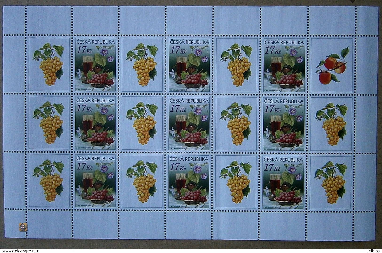 2008 Czech Republic Mi.544 (Klb.), 17 Kč /** - Unused Stamps