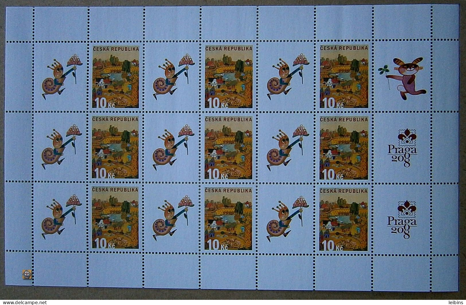 2008 Czech Republic Mi.572 (Klb.), 10Kč /** - Unused Stamps