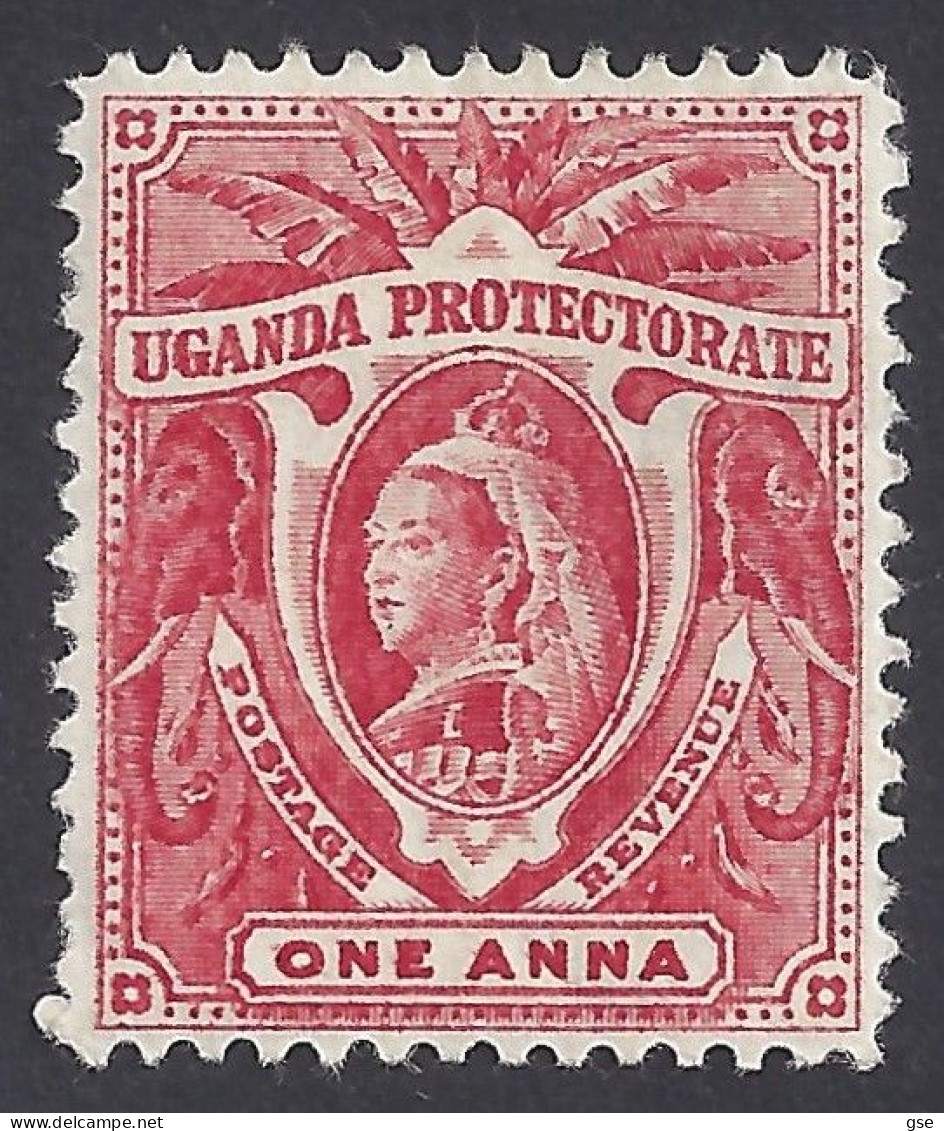 UGANDA 1898 - Yvert 37* (L) - Victoria | - Ouganda (...-1962)