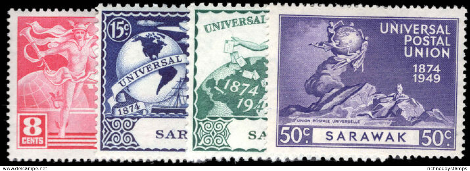 Sarawak 1949 UPU Lightly Mounted Mint. - Sarawak (...-1963)