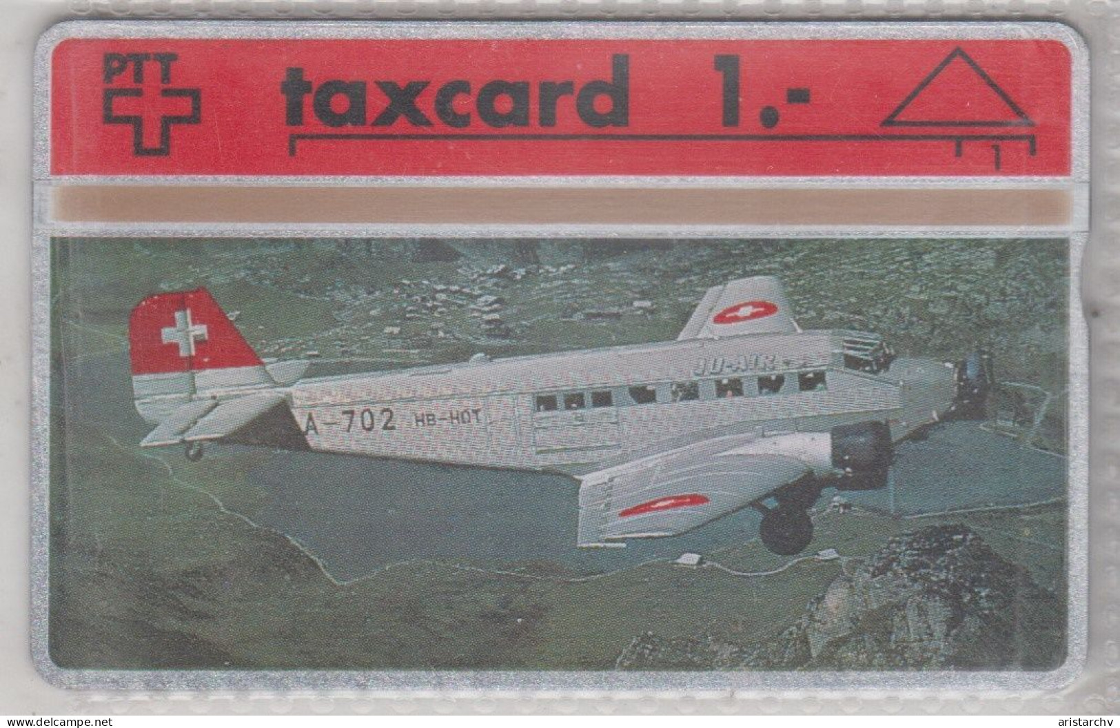 SWITZERLAND 1991 PLANE AVIATION JU-AIR - Aviones